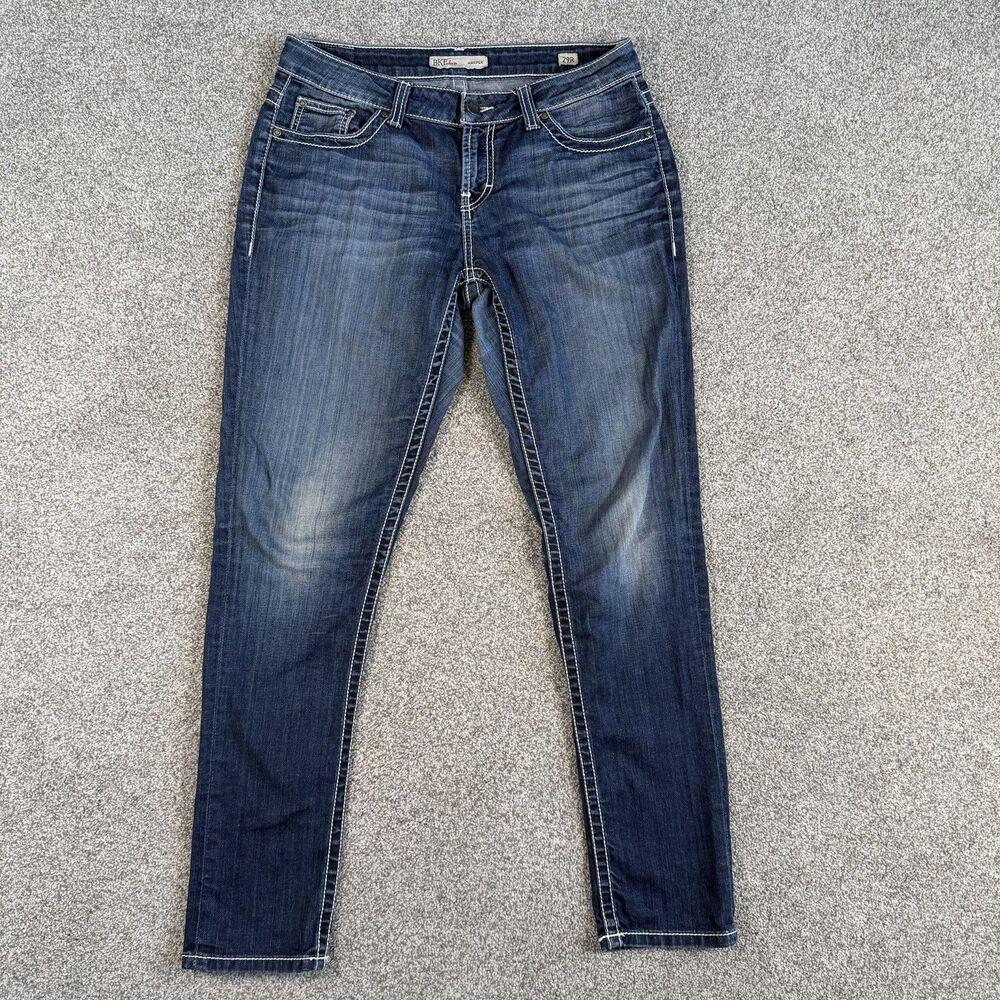 BKE Harper Skinny Stretch Jeans Womens Curvy Fit Denim Size 29R (32x31.5)
